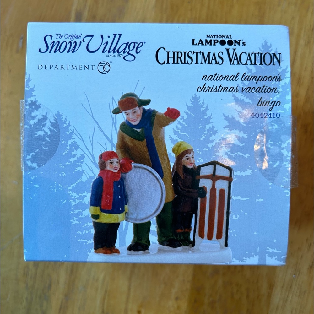 Lampoons Snow Village Bingo